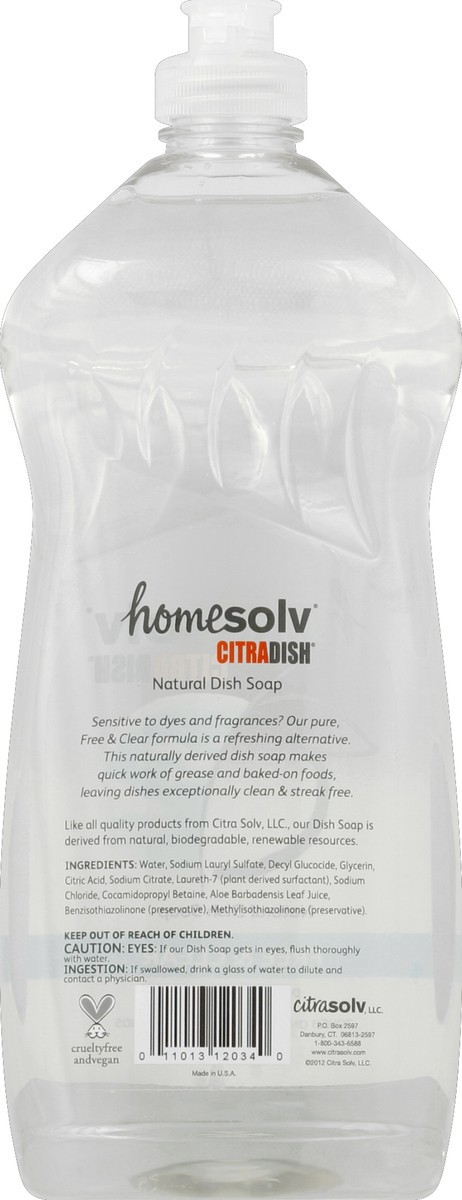 slide 2 of 3, Homesolv Dish Soap 25 oz, 25 oz