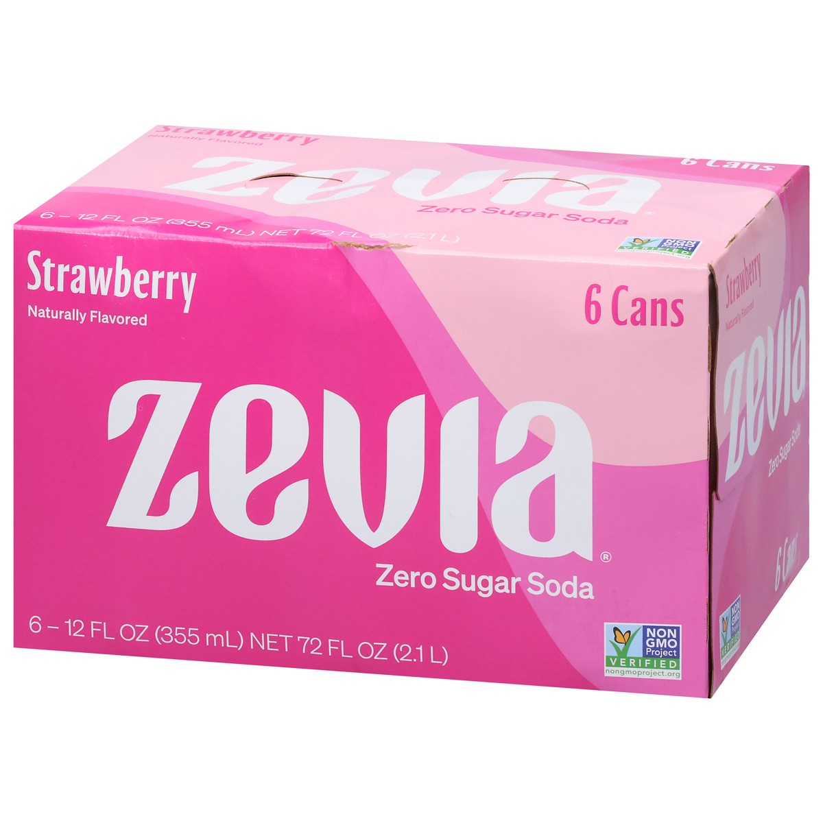 slide 3 of 9, Zevia Zero Sugar Strawberry Soda - 6 ct, 6 ct