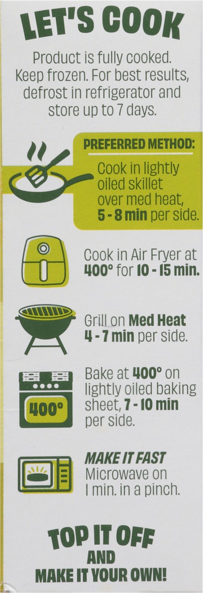 slide 12 of 15, NoBull Original Veggieburgers 2 - 0.25 lb Each, 