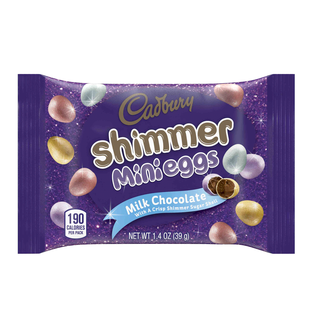 slide 1 of 3, Cadbury Shimmer Mini Eggs, 1.4 oz