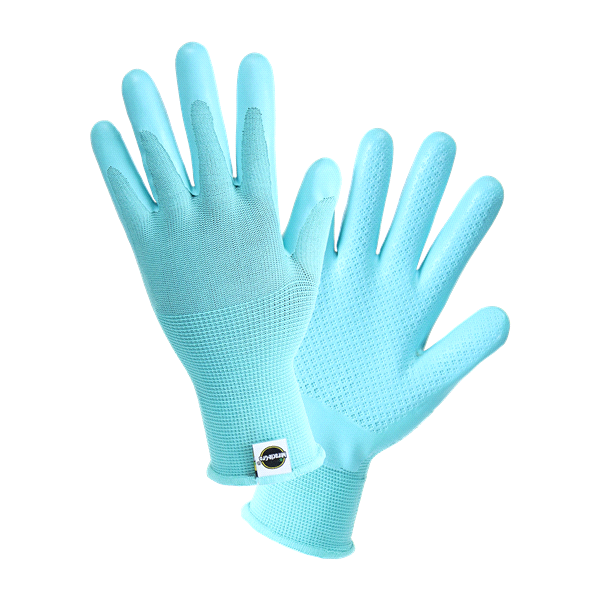 slide 1 of 1, Miracle Gro Embossed Latex Knit Glove - Medium/Large, 1 ct