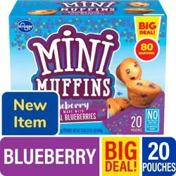 Kroger® Blueberry Mini Muffins BIG DEAL!