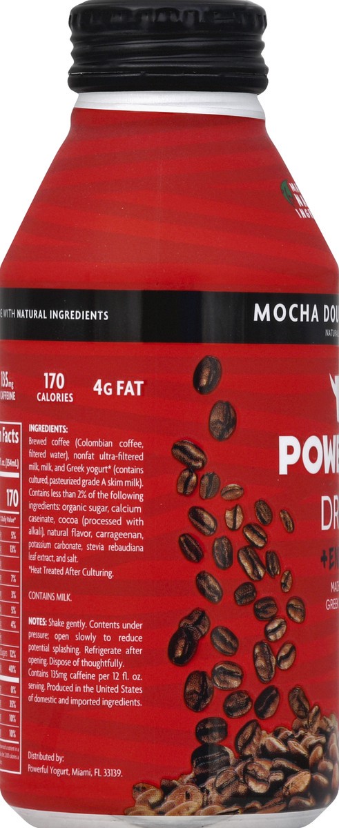 slide 3 of 4, Powerful Mocha Double Espresso Protein Drink + Energy, 12 fl oz