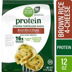 Simple Truth Protein Brown Rice 4-Cheese Stuffed Tortelloni Pasta