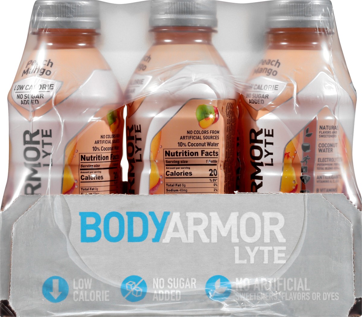 slide 3 of 9, Bodyarmor Body Armor Peach Mango Lyte - 12 ct; 16 oz, 12 ct; 16 oz