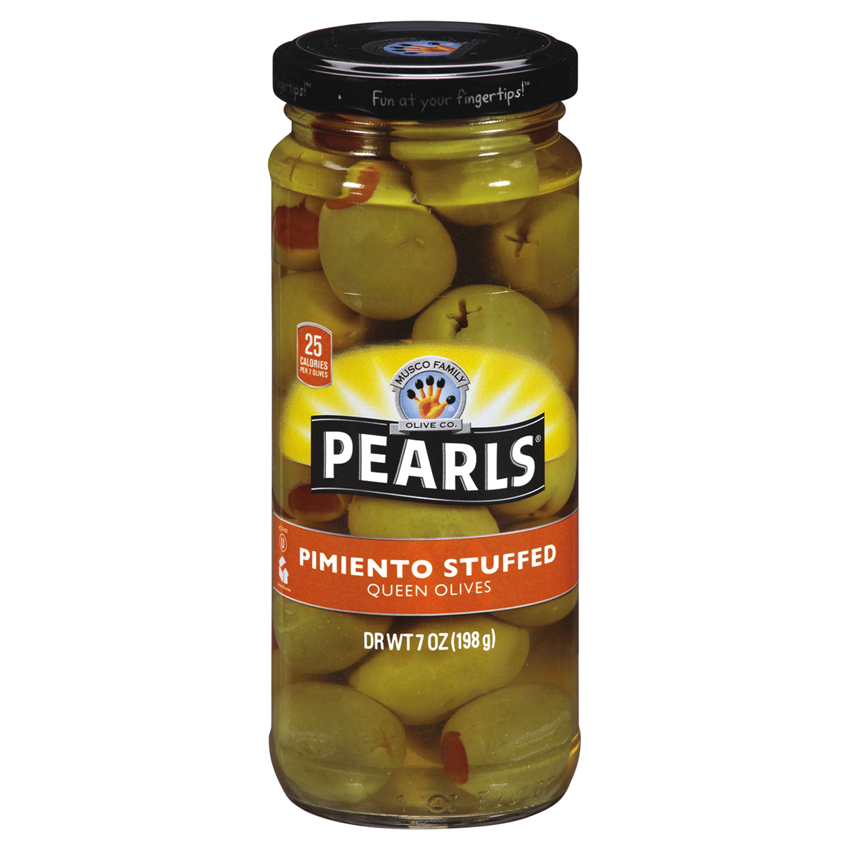 slide 1 of 6, Pearls Pimento Stuffed Queen Olives, 7 oz