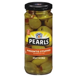 Pearls Pimento Stuffed Queen Olives - 7 oz