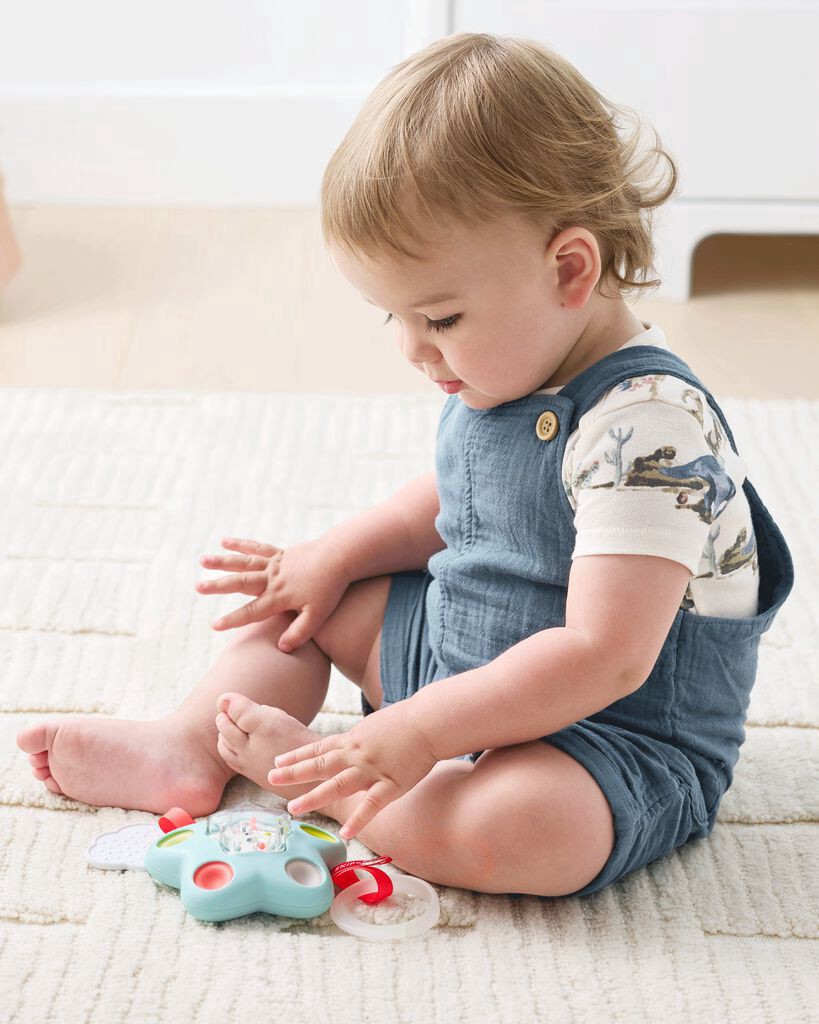 slide 3 of 5, Skiphop Silver Lining Cloud Pop Star Baby Sensory Toy Multi NS, 1 ct