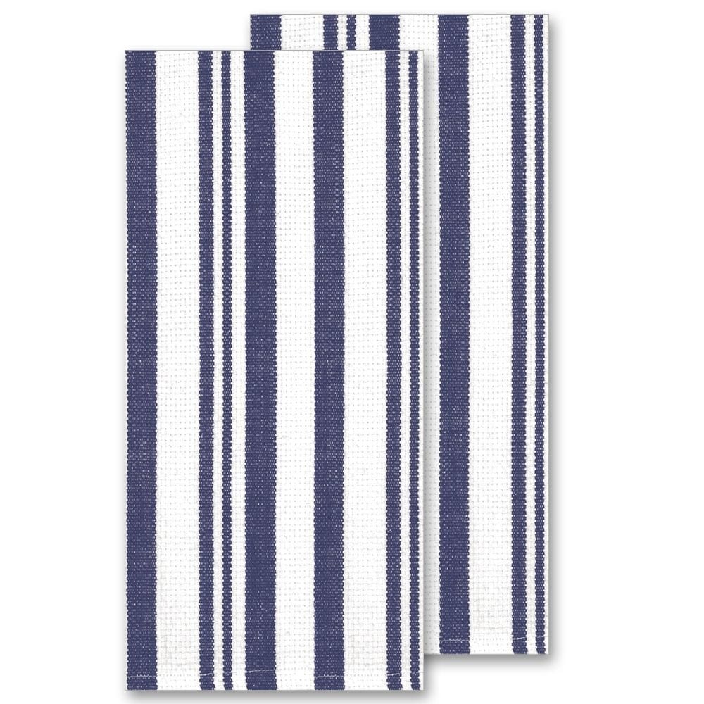 slide 1 of 1, Kay Dee Designs Basketweave Towel - Blue, 2 ct