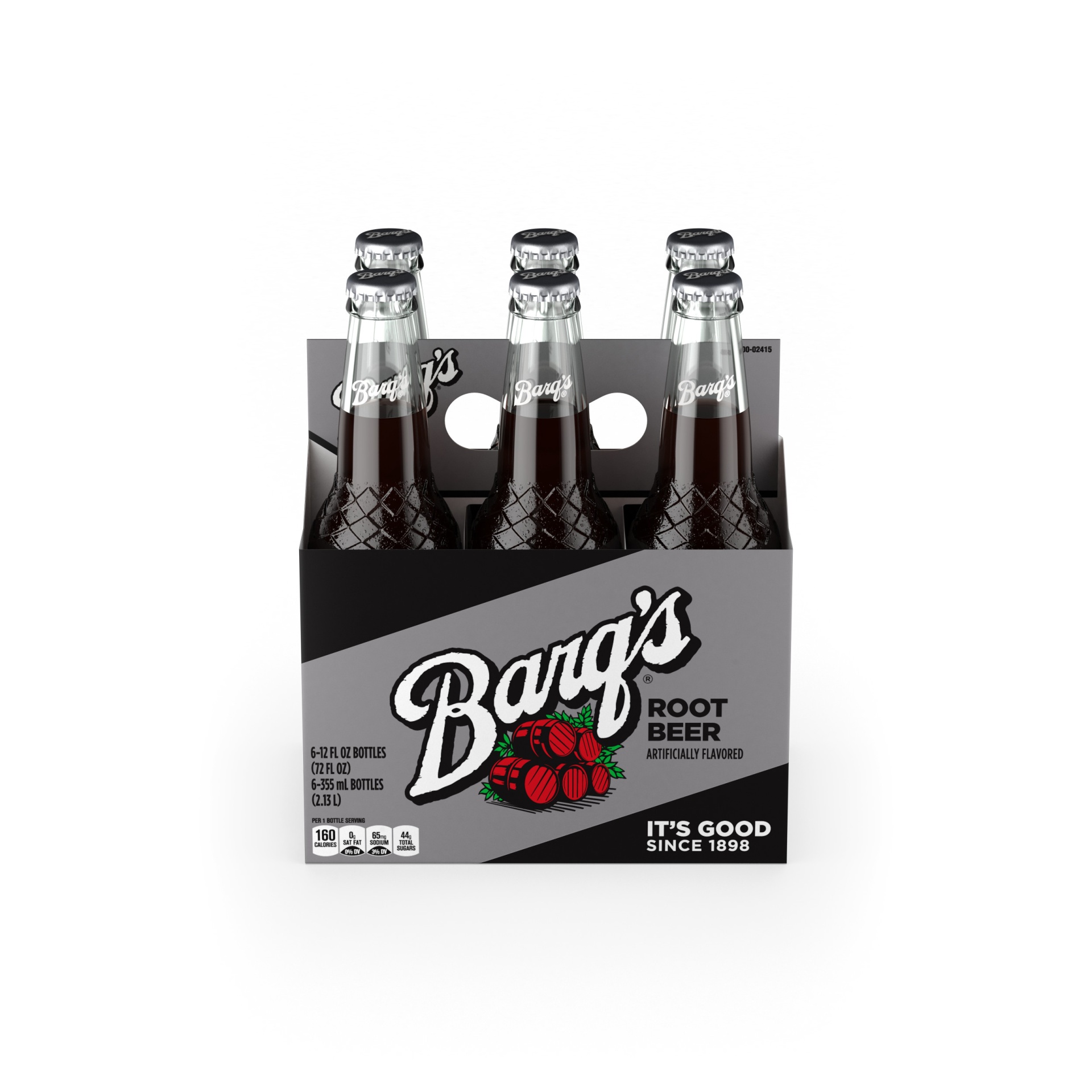 Barq's Root Beer ( 12 oz. glass bottles )