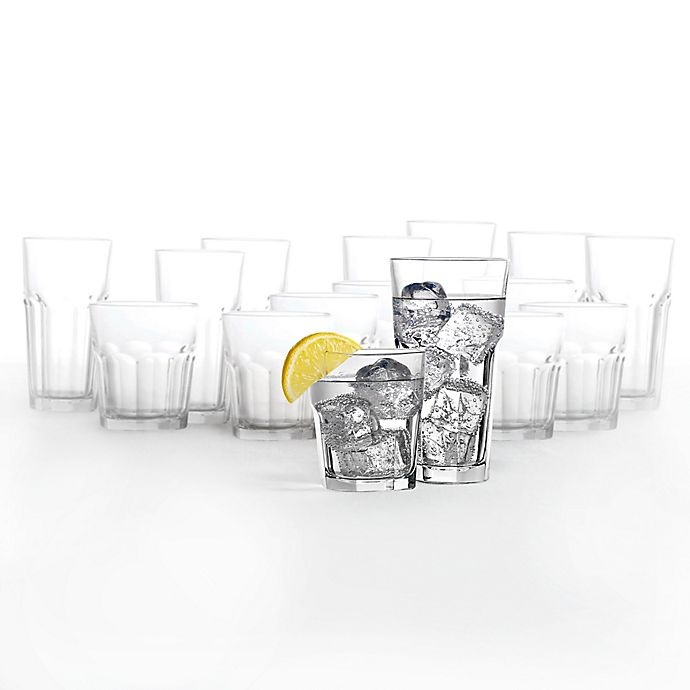 slide 1 of 1, Dailyware Gibraltar16-Piece Drinkware Set, 1 ct