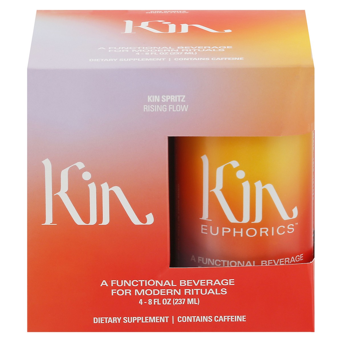 slide 1 of 12, Kin Non Alcoholic Kin Euphoric Enegry Drink, 4 ct