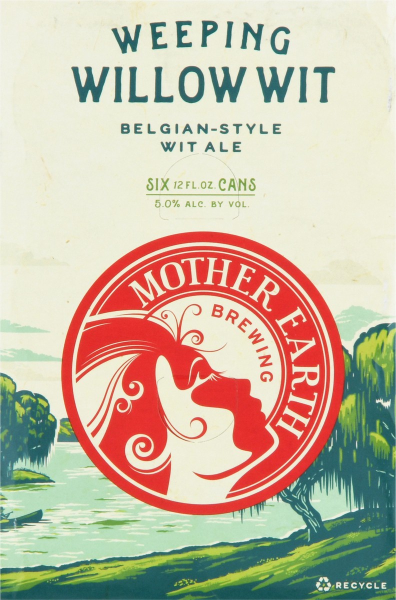 slide 7 of 13, Mother Earth Brewing Belgian-Style Wit Ale Weeping Willow Wit Beer 6 Cans 12 fl oz Can 6 ea, 6 ct