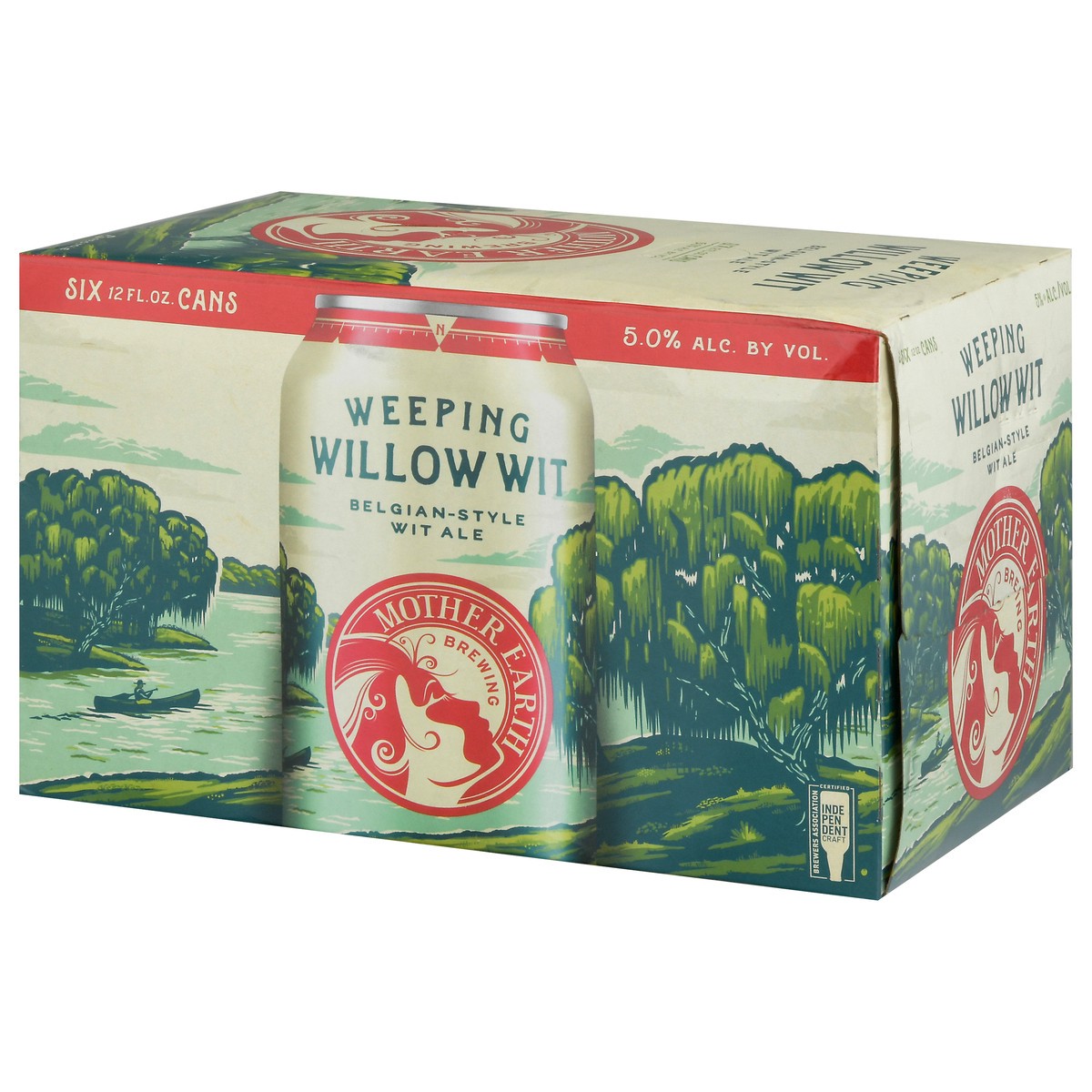 slide 9 of 13, Mother Earth Brewing Belgian-Style Wit Ale Weeping Willow Wit Beer 6 Cans 12 fl oz Can 6 ea, 6 ct