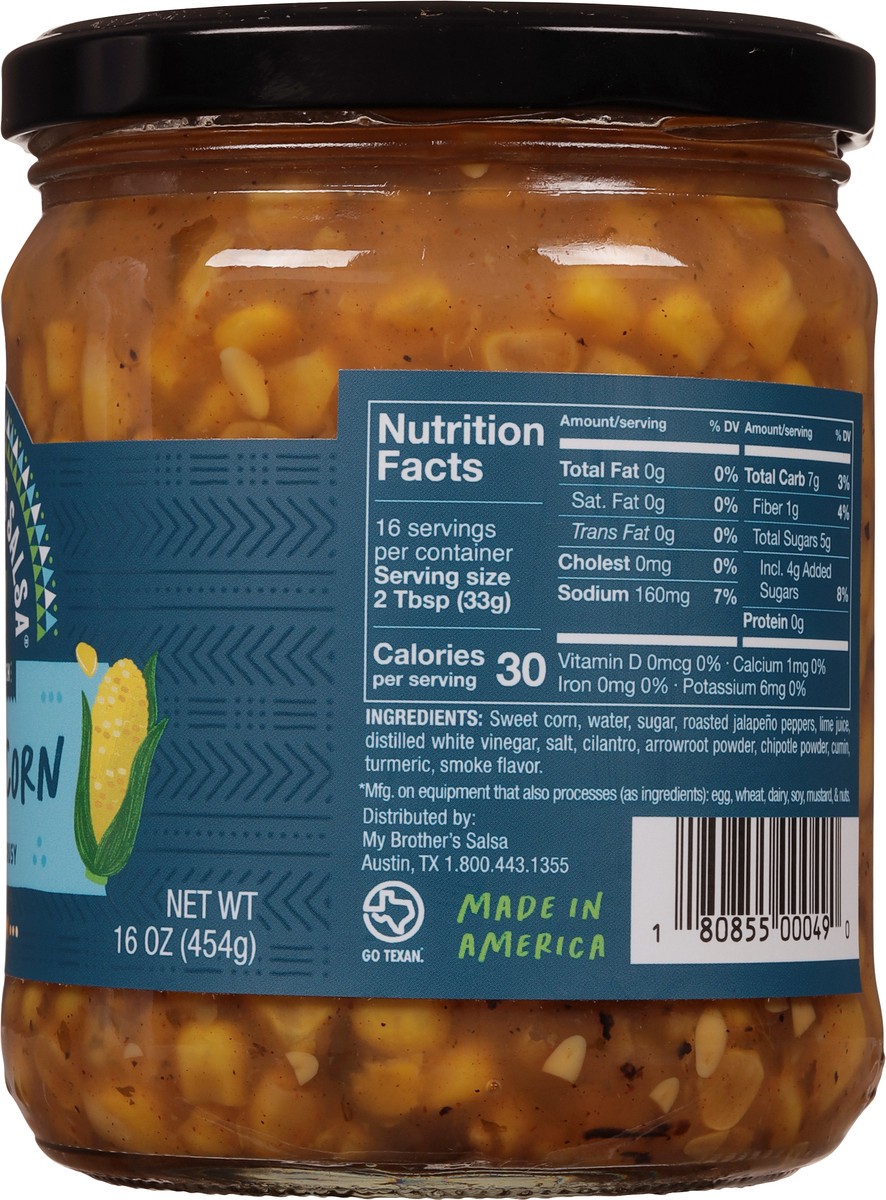 slide 2 of 13, My Brother's Salsa Medium Small Batch Street Corn - 16 oz, 16 oz