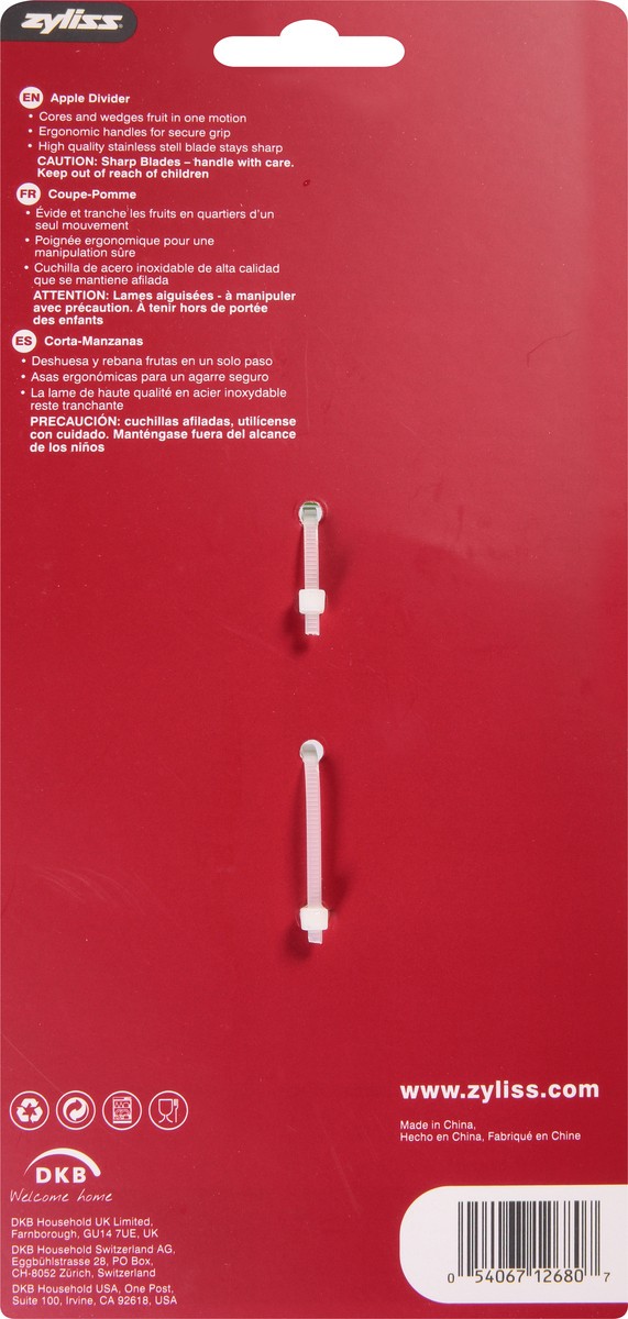 slide 10 of 11, Zyliss Apple Divider, 1 ct