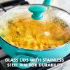 slide 2 of 29, GreenPan Rio Collection Ceramic Nonstick Saute Pan with Lid - Turquoise, 5 qt