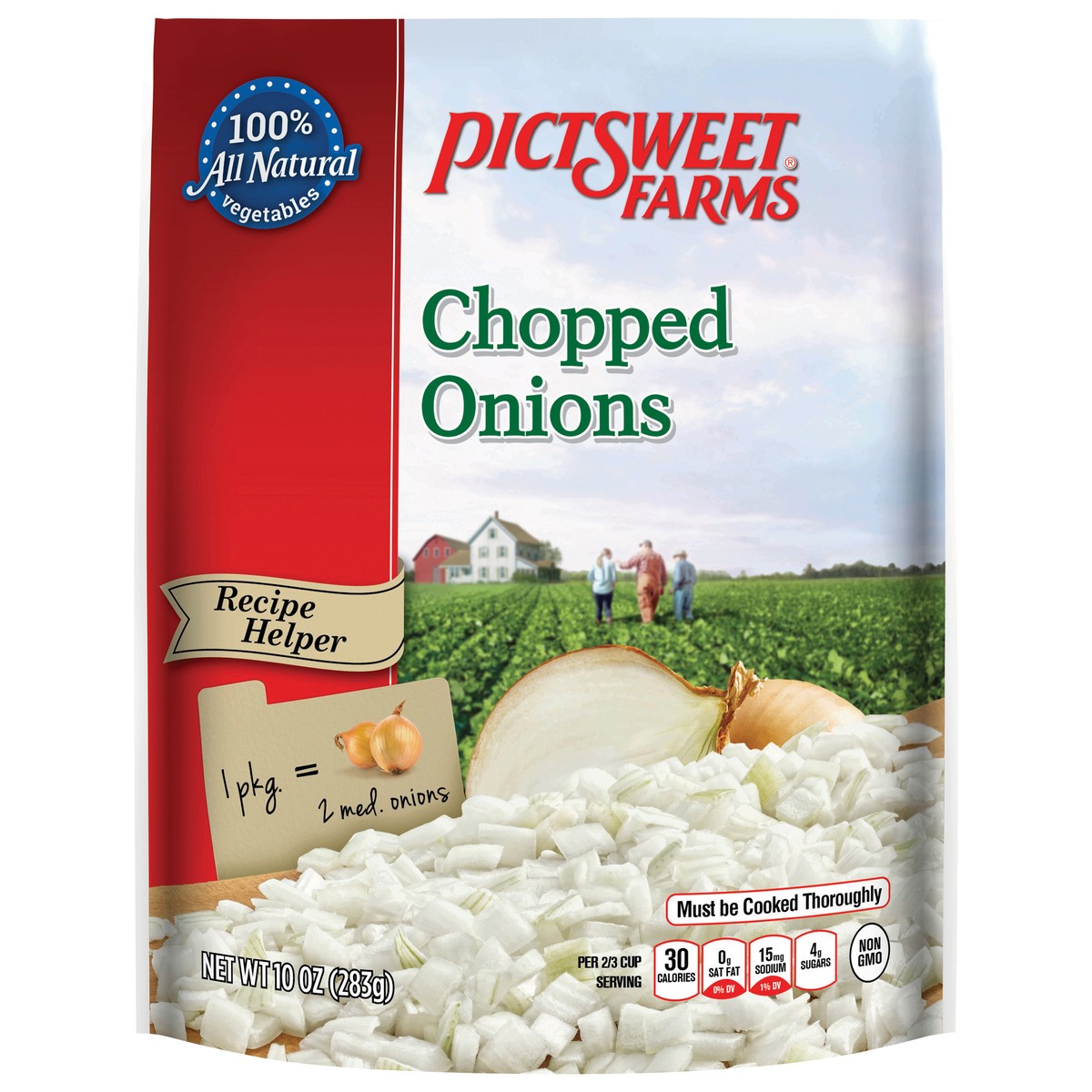 slide 1 of 3, PictSweet Chopped Onions, 10 oz