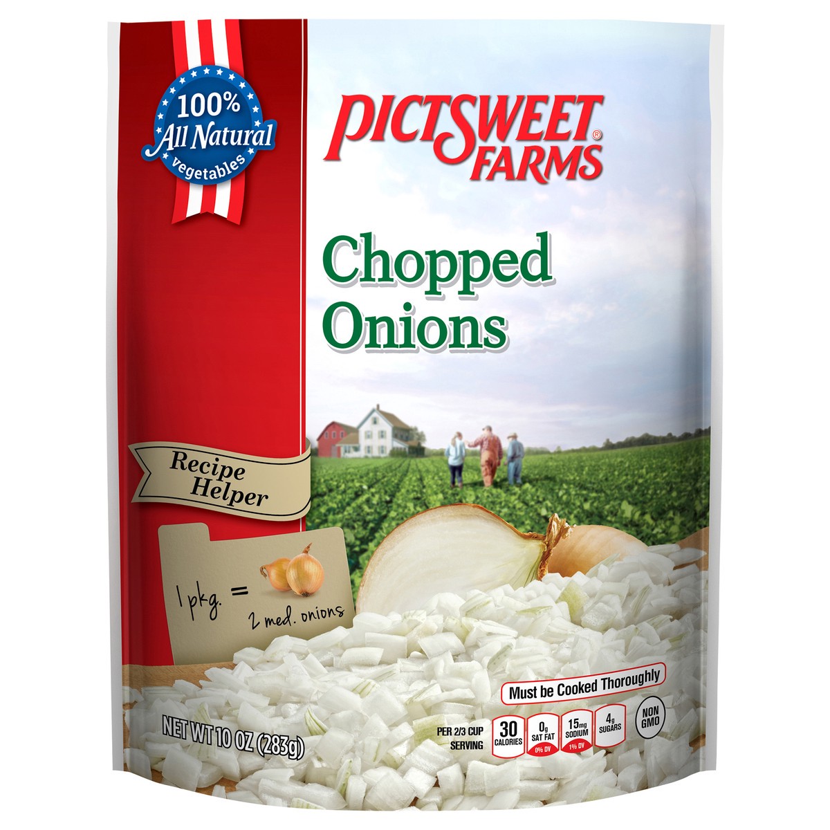 slide 1 of 3, Pictsweet Chopped Onions, 10 oz