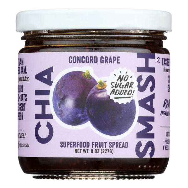 slide 1 of 1, Smash Foods Concord Grape Superfood Jam - 8oz, 8 oz