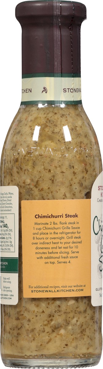 slide 6 of 13, Stonewall Kitchen Chimichurri Grille Sauce 11 fl oz, 11 fl oz