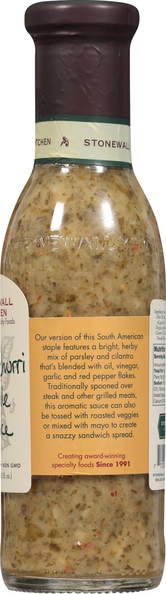 slide 11 of 13, Stonewall Kitchen Chimichurri Grille Sauce 11 fl oz, 11 fl oz