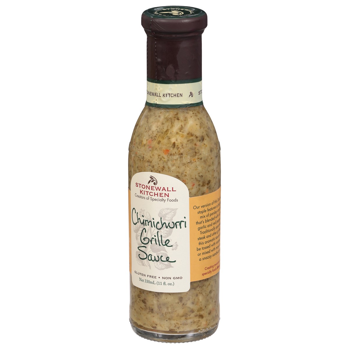 slide 12 of 13, Stonewall Kitchen Chimichurri Grille Sauce 11 fl oz, 11 fl oz
