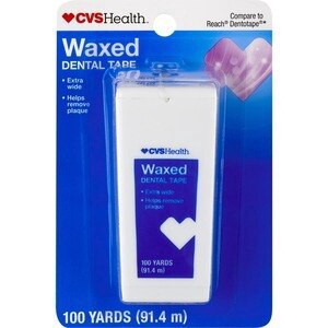 slide 1 of 1, CVS Health Dental Tape, Waxed, 1 ct