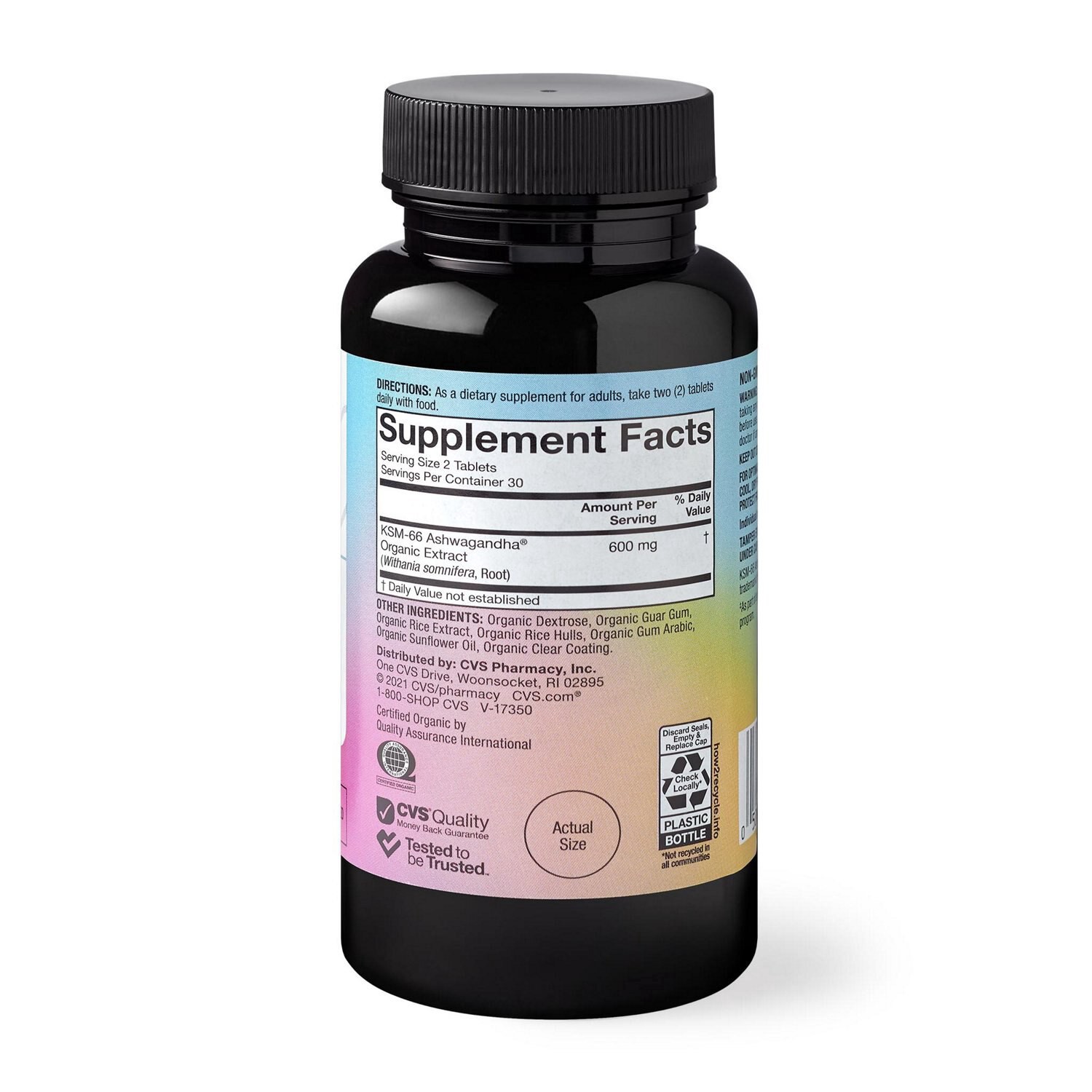 slide 7 of 9, Cvs Ashwagandha Tablets, 60 Ct, 60 ct