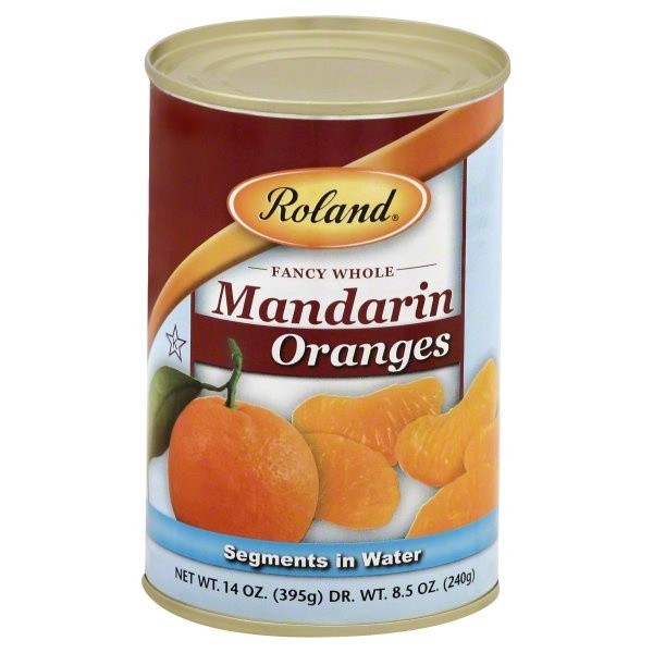 slide 1 of 1, Roland Mandarin Oranges In Water Whole Segments, 14 oz