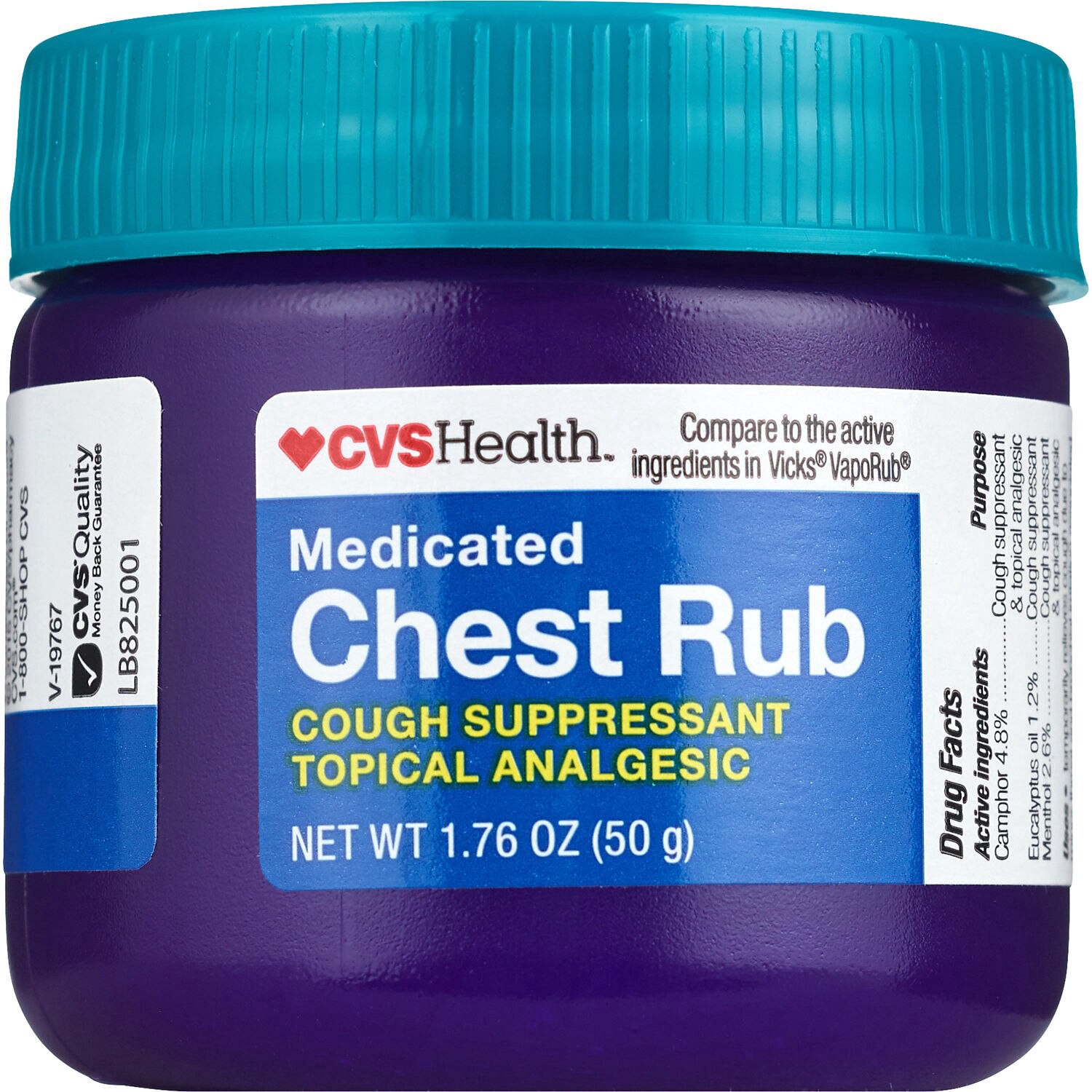 slide 3 of 5, Cvs Medicated Chest Rub Cough Suppressant, 1.76 Oz, 1.76 oz