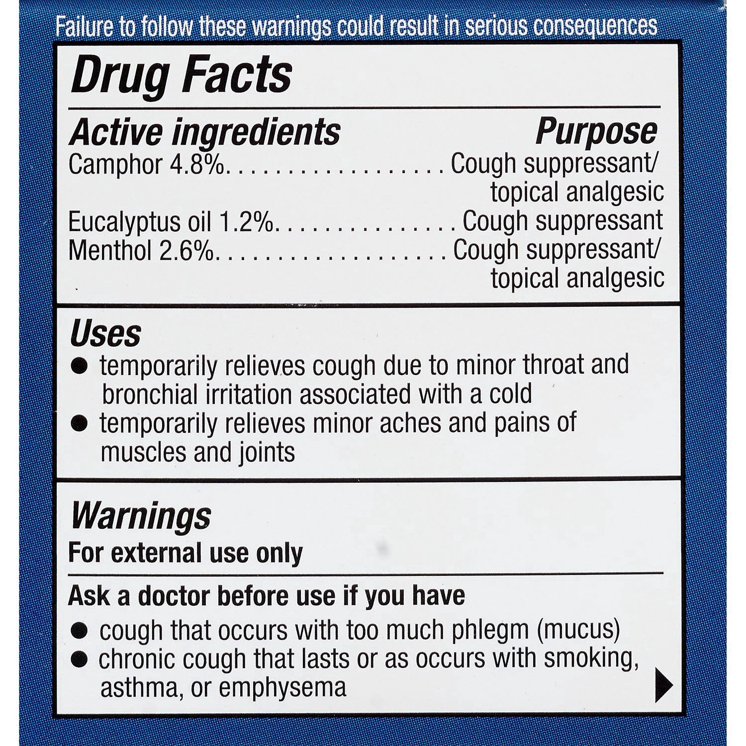 slide 4 of 5, Cvs Medicated Chest Rub Cough Suppressant, 1.76 Oz, 1.76 oz
