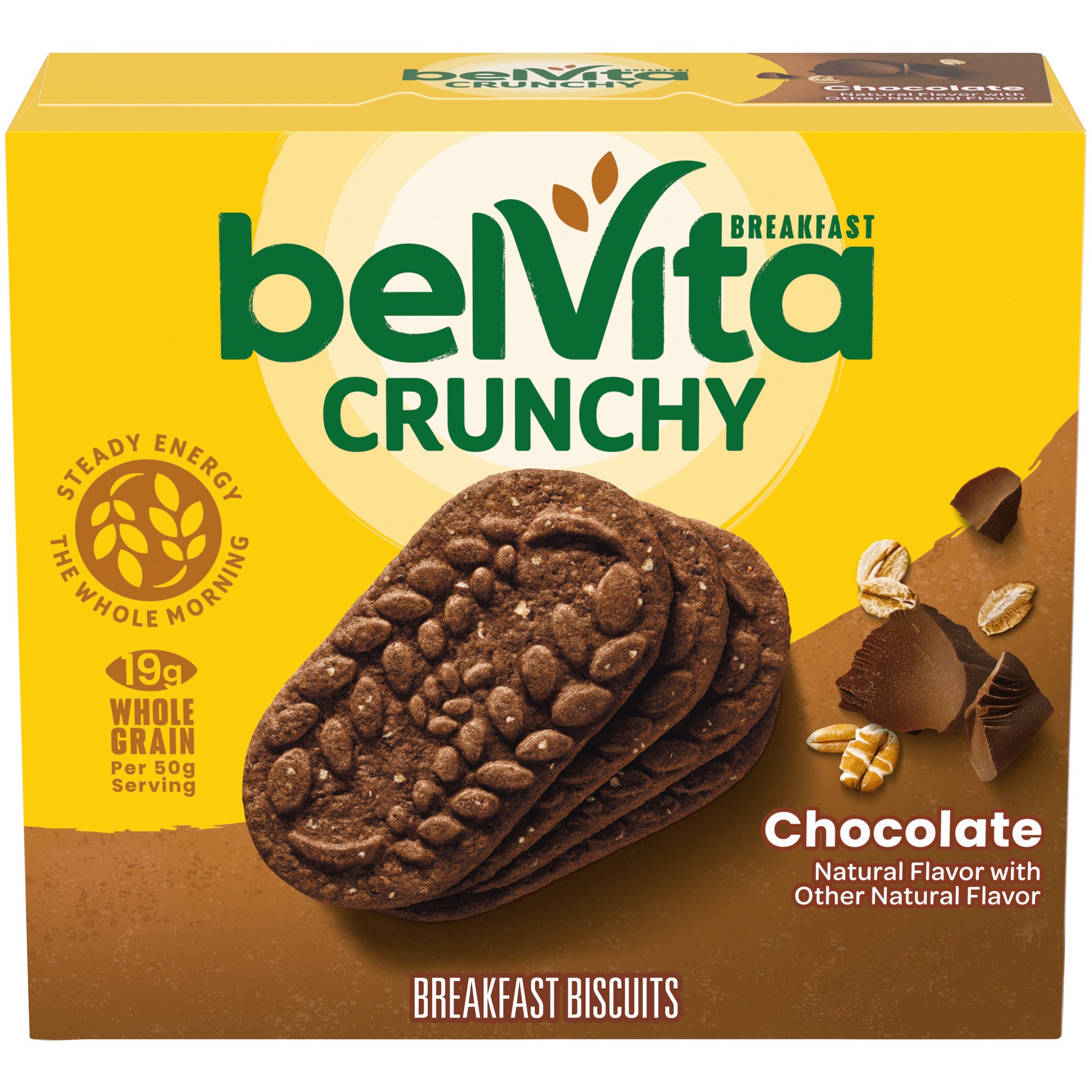 slide 1 of 9, belVita Chocolate Breakfast Biscuits, 5 Packs (4 Biscuits Per Pack), 8.8 oz