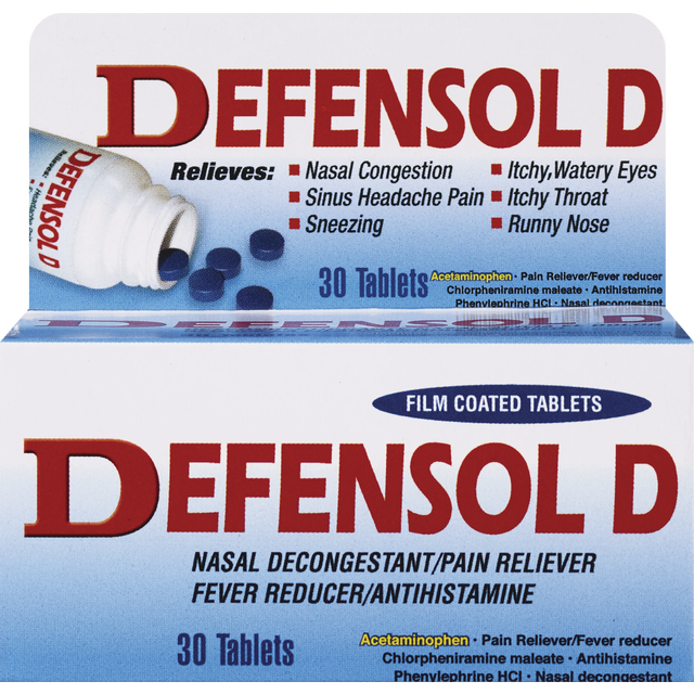 slide 1 of 1, Defensol-D Tablets - 30 ct, 1 ct
