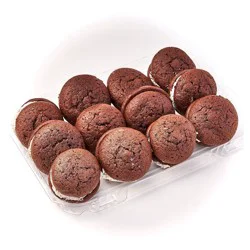 Giant Eagle Sandwich Cookies, Cookies & Creme Chocolate Gobs, Mini