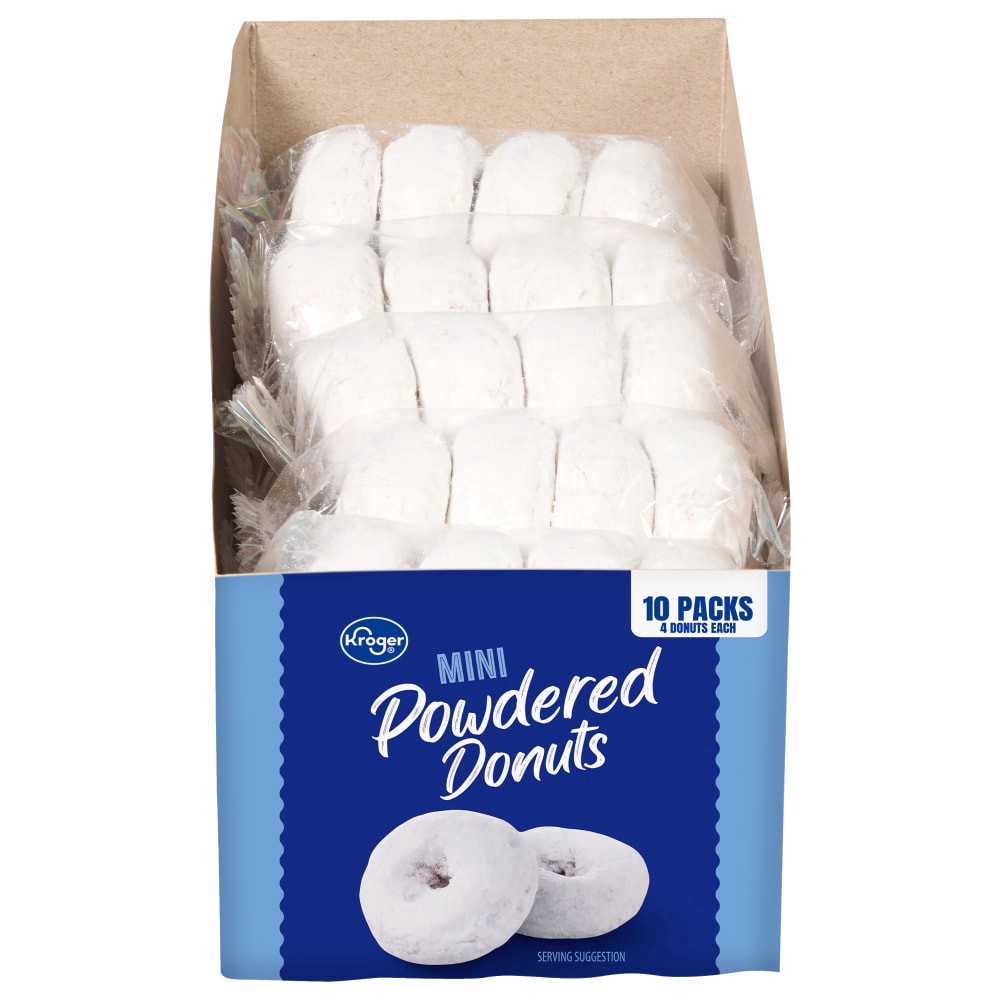 slide 1 of 1, Kroger® Powdered Mini Donuts, 10 ct; 20 oz