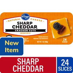 Kroger® Sharp Cheddar Cracker Cuts Sliced Cheese