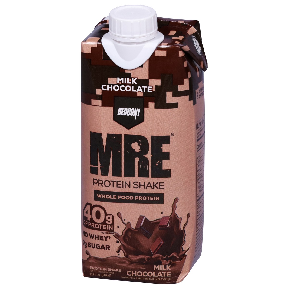 slide 8 of 13, Redcon1 MRE Milk Chocolate Protein Shake 16.9 fl oz, 16.9 fl oz