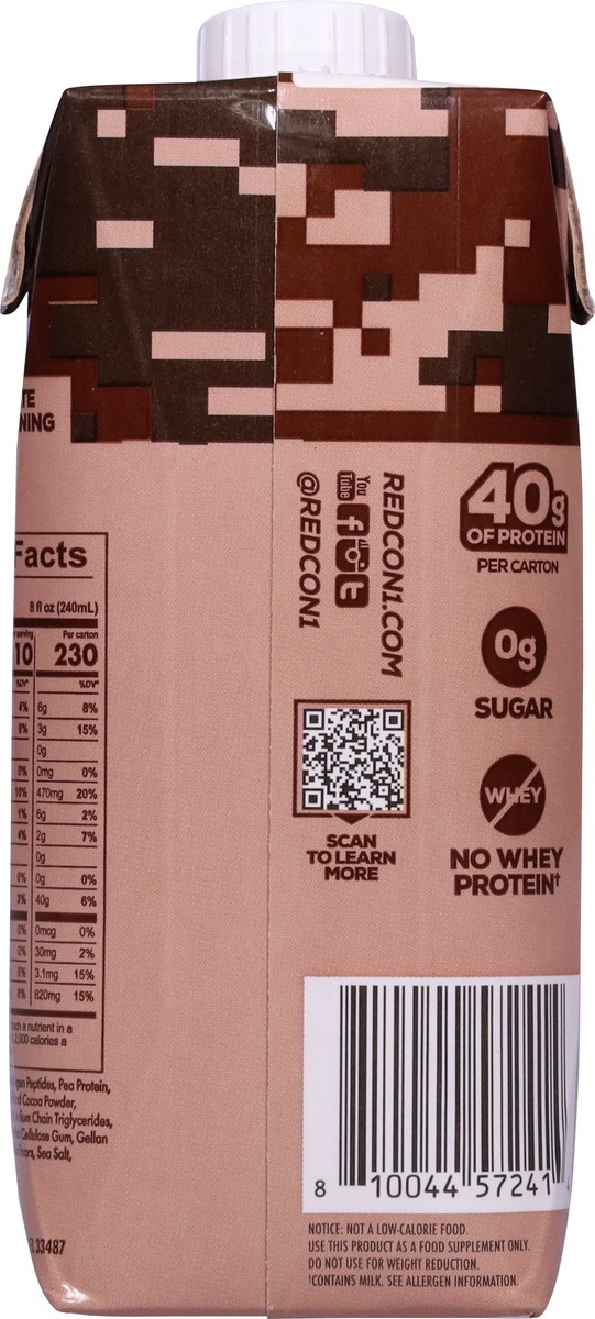 slide 9 of 13, Redcon1 MRE Milk Chocolate Protein Shake 16.9 fl oz, 16.9 fl oz