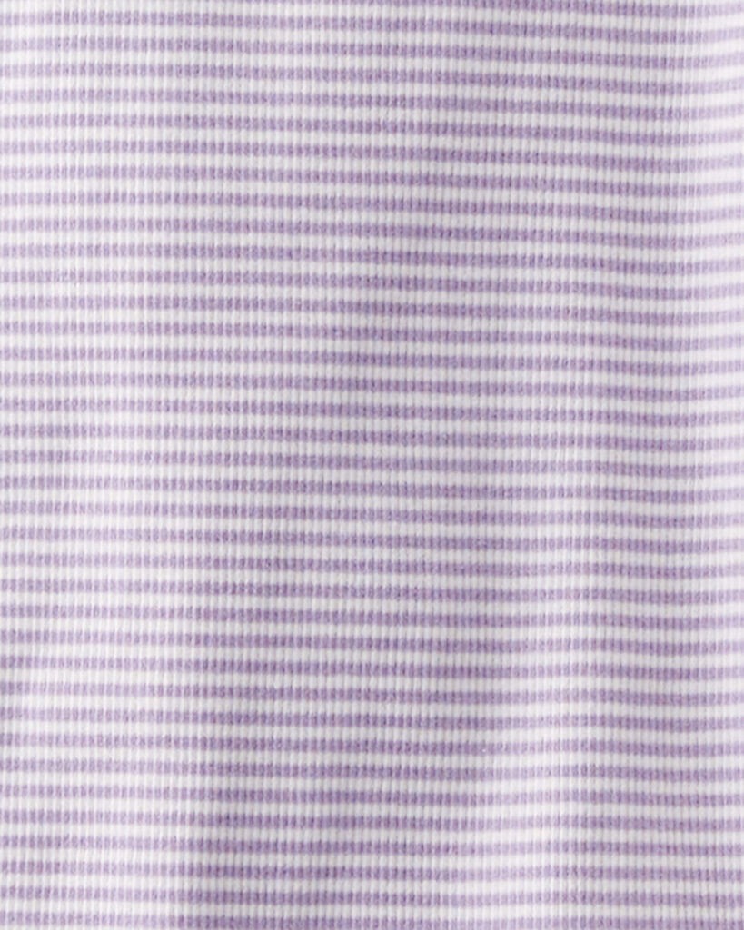 slide 2 of 4, Littleplanet Kid Organic Cotton Pajamas Set Lilac Stripe 8, 1 ct
