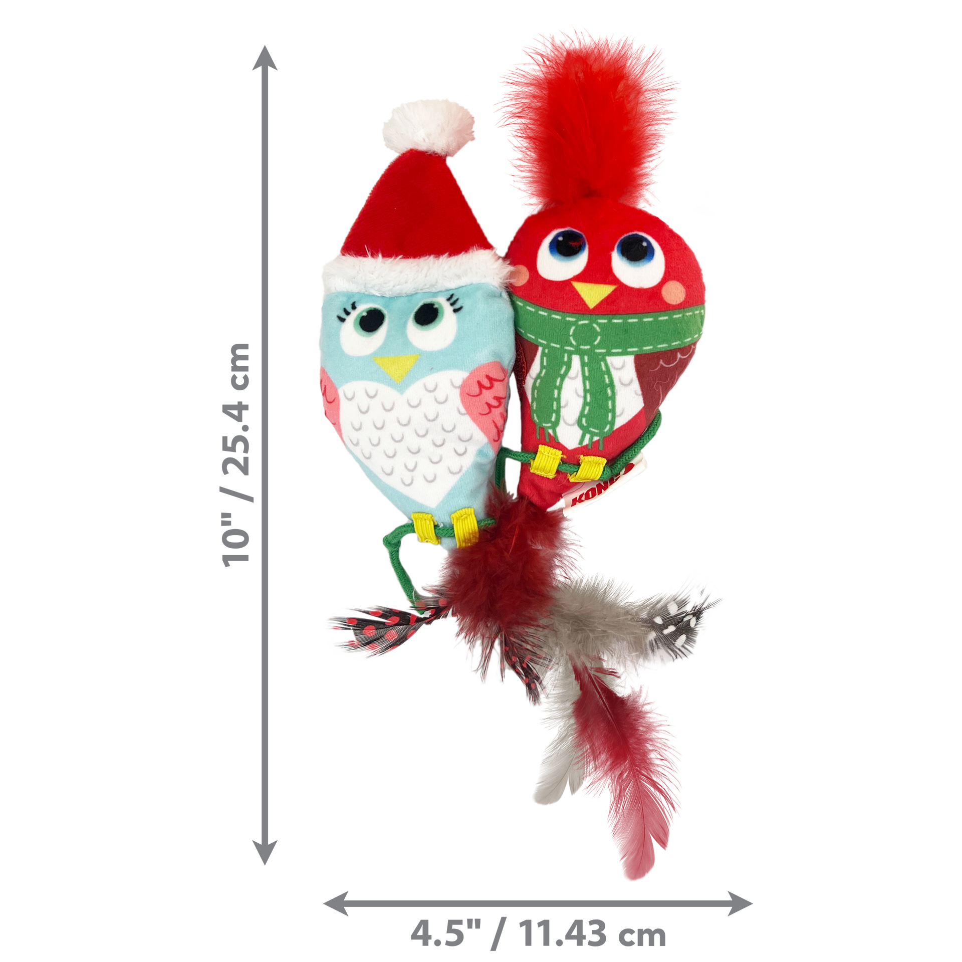 slide 3 of 3, KONG Holiday Pull-A-Partz Luvs, 1 ct