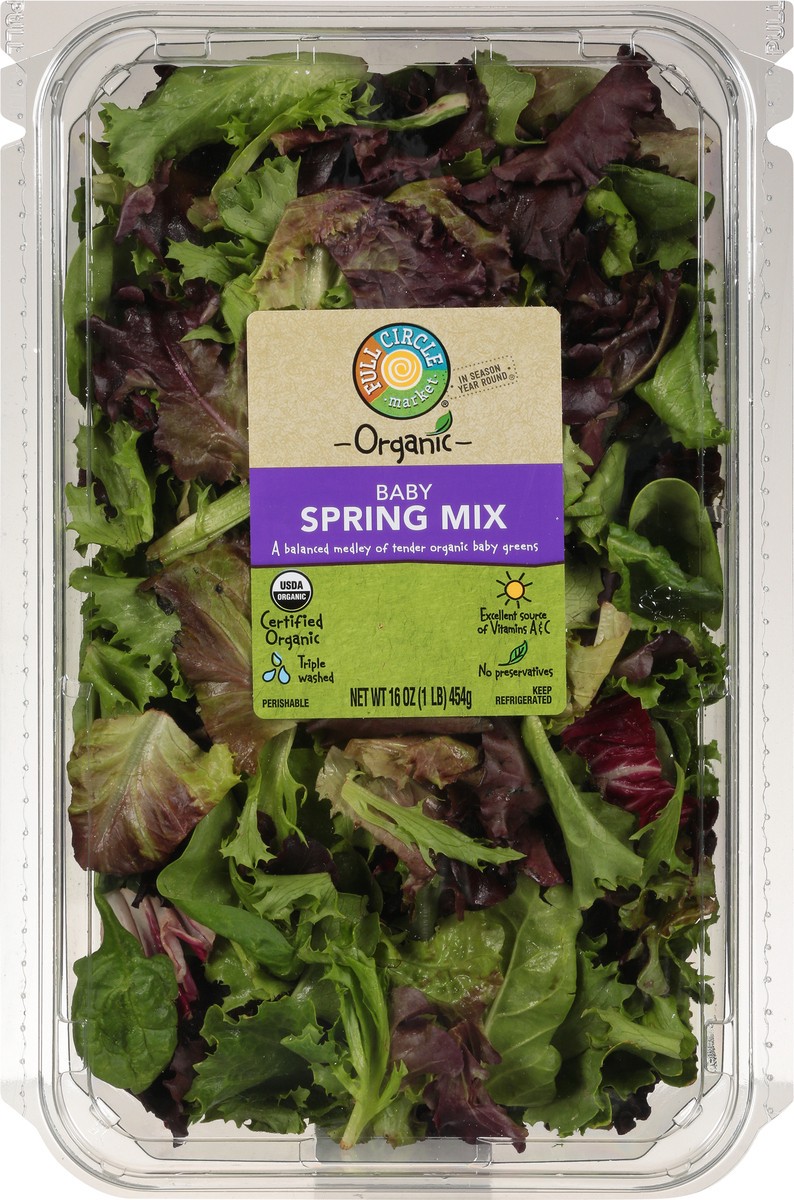 slide 8 of 15, Full Circle Market Organic Baby Spring Mix 16 oz, 16 oz