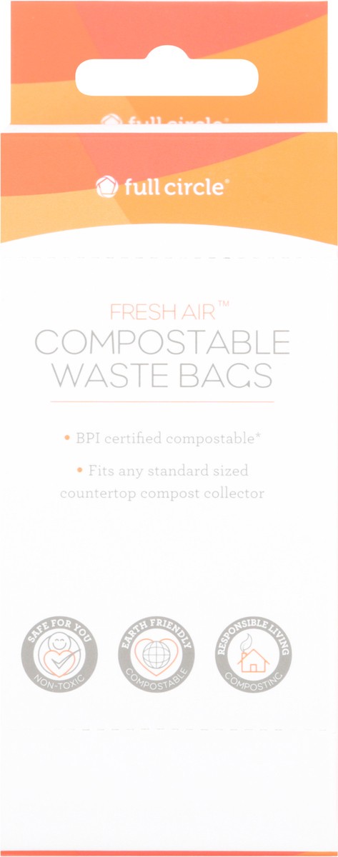 slide 8 of 9, Full Circle Fresh Air 2.5 Gallon Compostable Waste Bags 25 ea, 25 ct