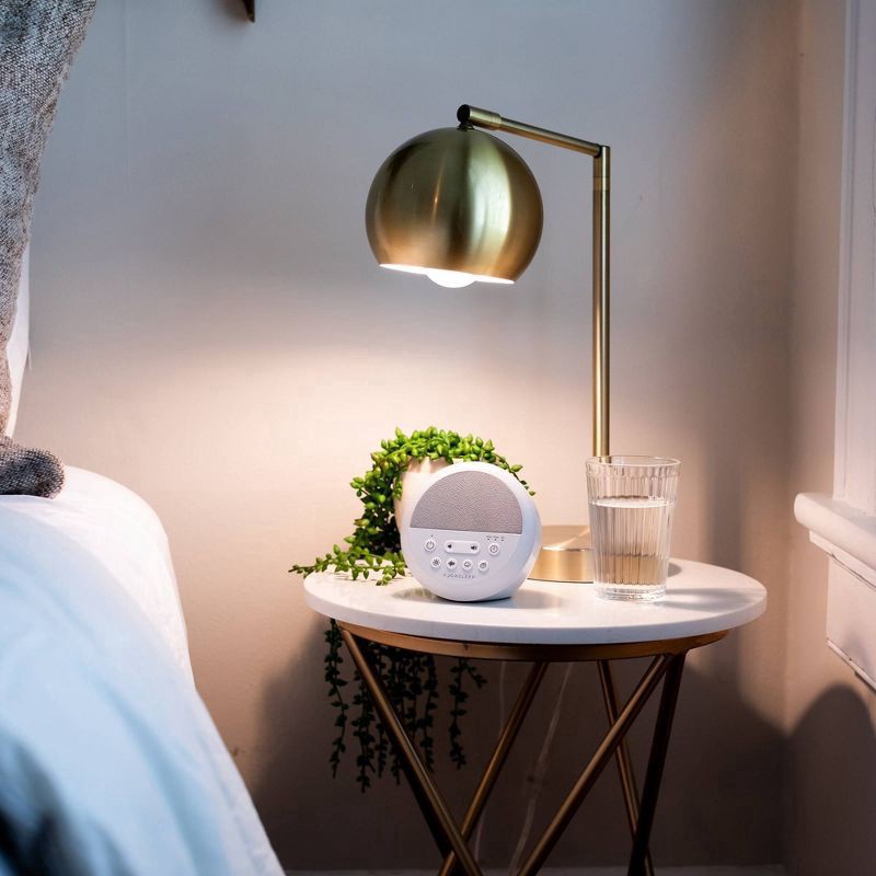 slide 3 of 5, Yogasleep Nod Sound Machine and Night Light - White, 1 ct