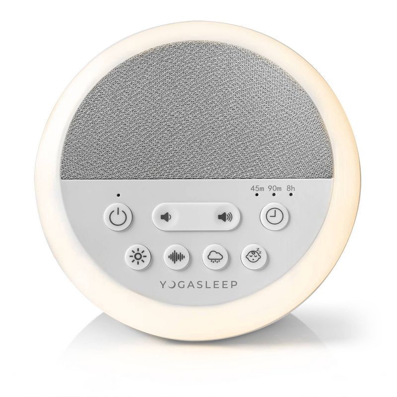 slide 1 of 5, Yogasleep Nod Sound Machine and Night Light - White, 1 ct