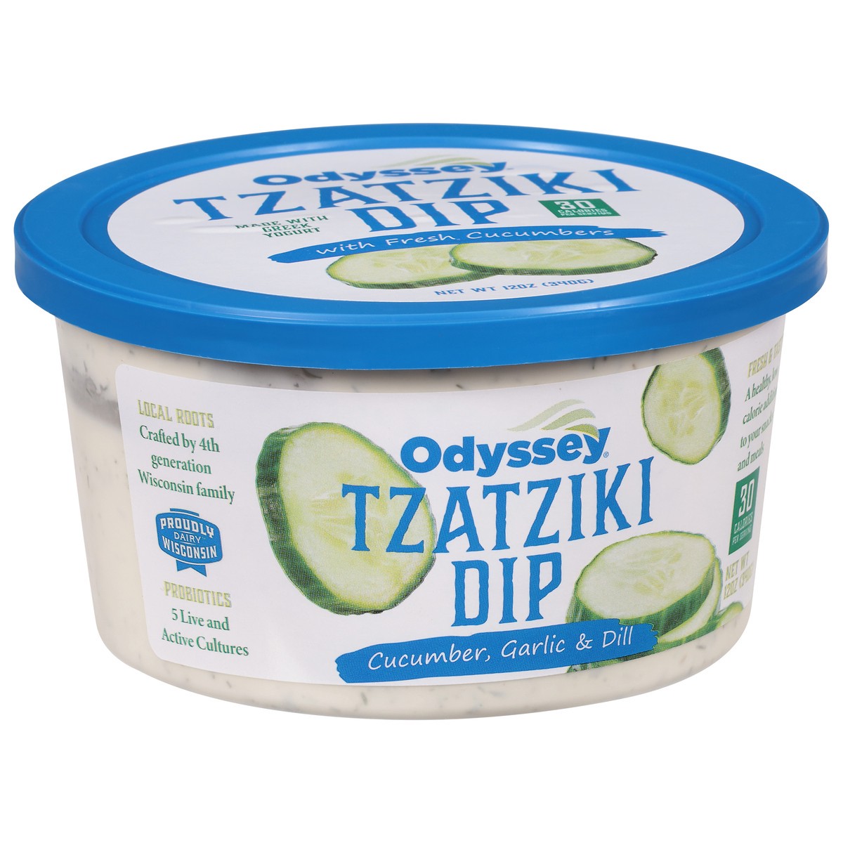 slide 6 of 13, Odyssey Tzatziki Dip 12 oz, 12 oz