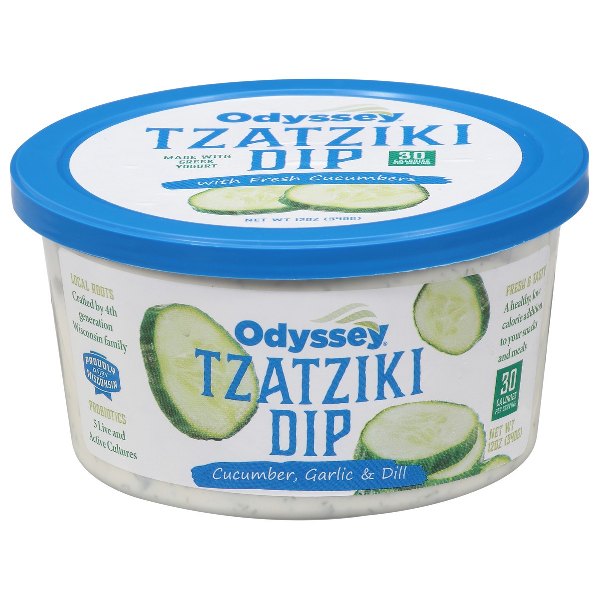 slide 1 of 13, Odyssey Tzatziki Dip 12 oz, 12 oz