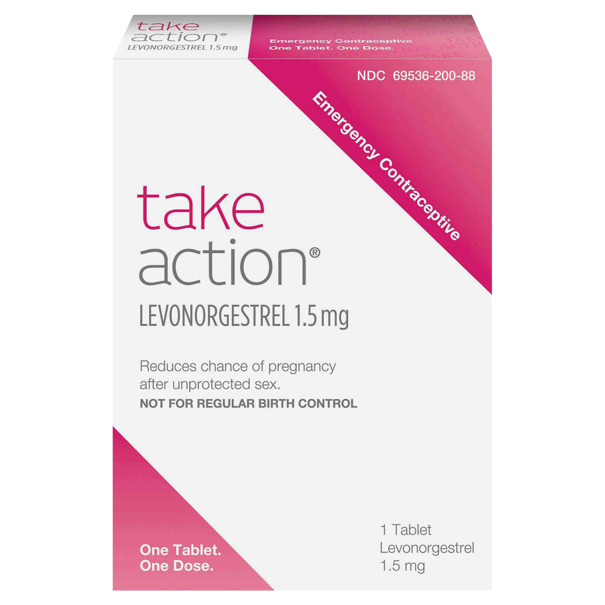 slide 1 of 9, Take Action Emergency Contraceptive 15 Mg, 1 ct