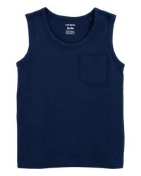 Carter's Toddler Pocket Tank Navy 4T