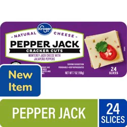Kroger® Pepper Jack Cracker Cuts Sliced Cheese